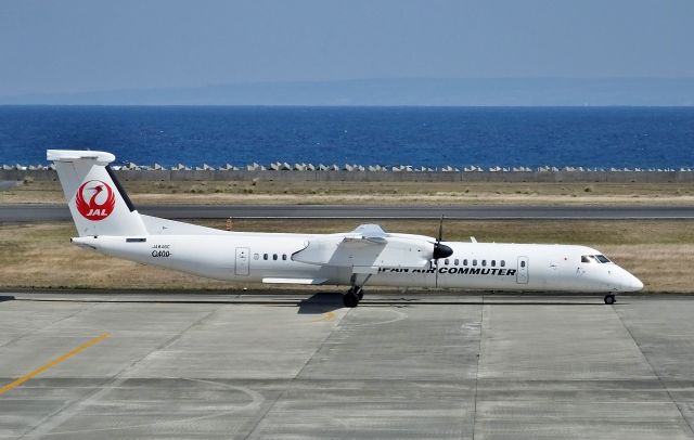 de Havilland Dash 8-400 (JA846C) - Taxing at ASJ(Amami-oshima Japan) 2017/04/03