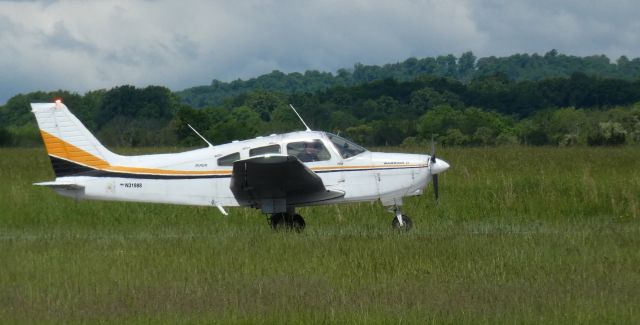 Piper Cherokee (N31988) - There is a paved taxiway for this 1978 Piper PA-28-161 Cherokee Warrior II in the Spring of 2024.