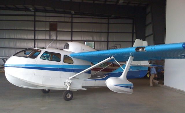 REPUBLIC Seabee (N33CS) - Republic Seabee in the Jet Center hangar during a storm, Plymouth, MA.