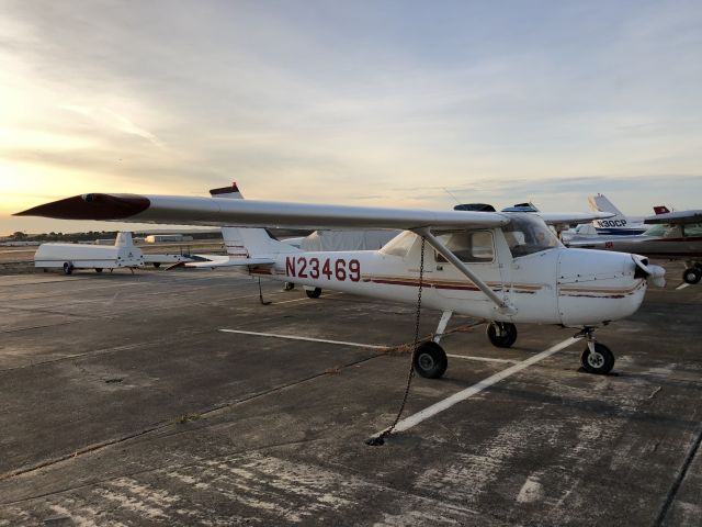 Cessna Commuter (N23469) - On the ramp at Hollister, CA (KCVH) Nov 19, 2017