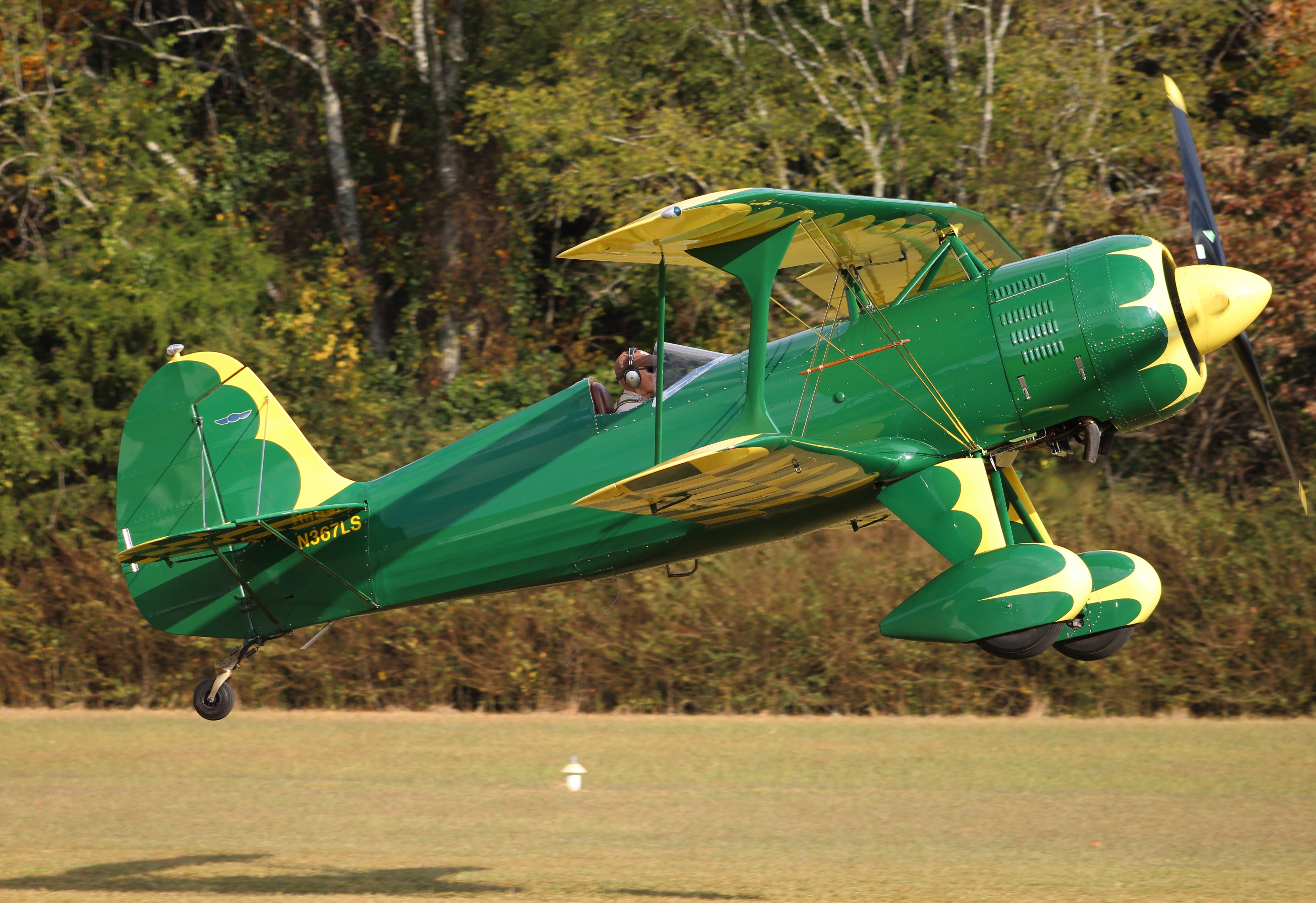 CULP Special (N367LS) - A Culps Special lifting from the grass runway at Moontown Airport, AL at the EAA 190 October Breakfast Fly-In - October 15, 2016. 