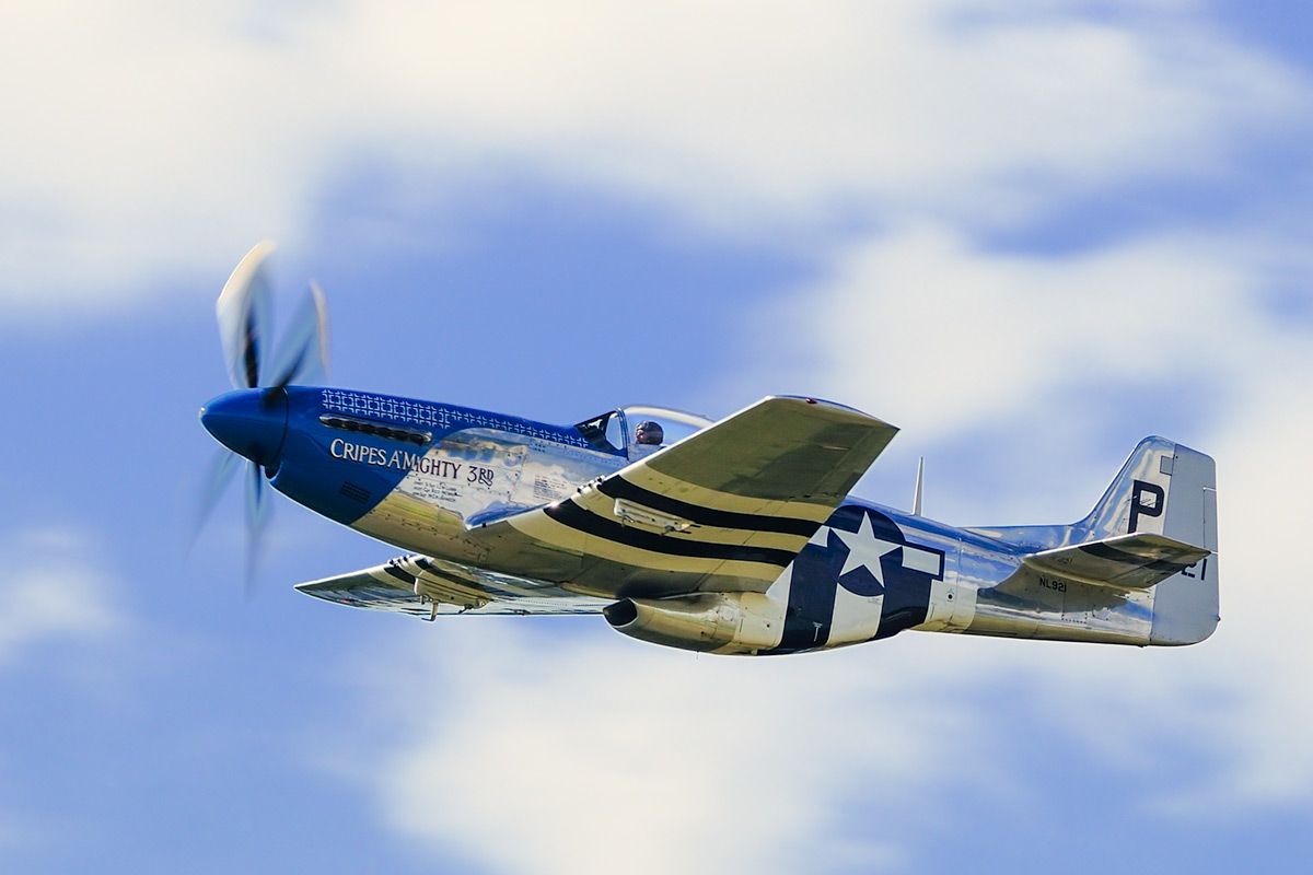 North American P-51 Mustang (SAI921) - Crowd Pass, Fantasy of Flight, 12/2008