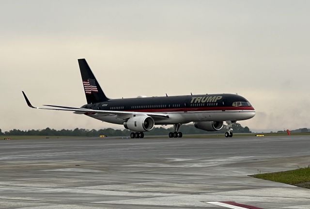 N757AF — - Trump at KMGM