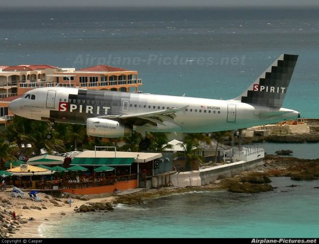 Airbus A319 (N525NK) - spirit airlines low cost of americas