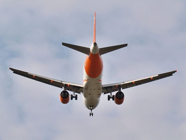 Airbus A319 (G-EZDM) - Esterno pista lato sud