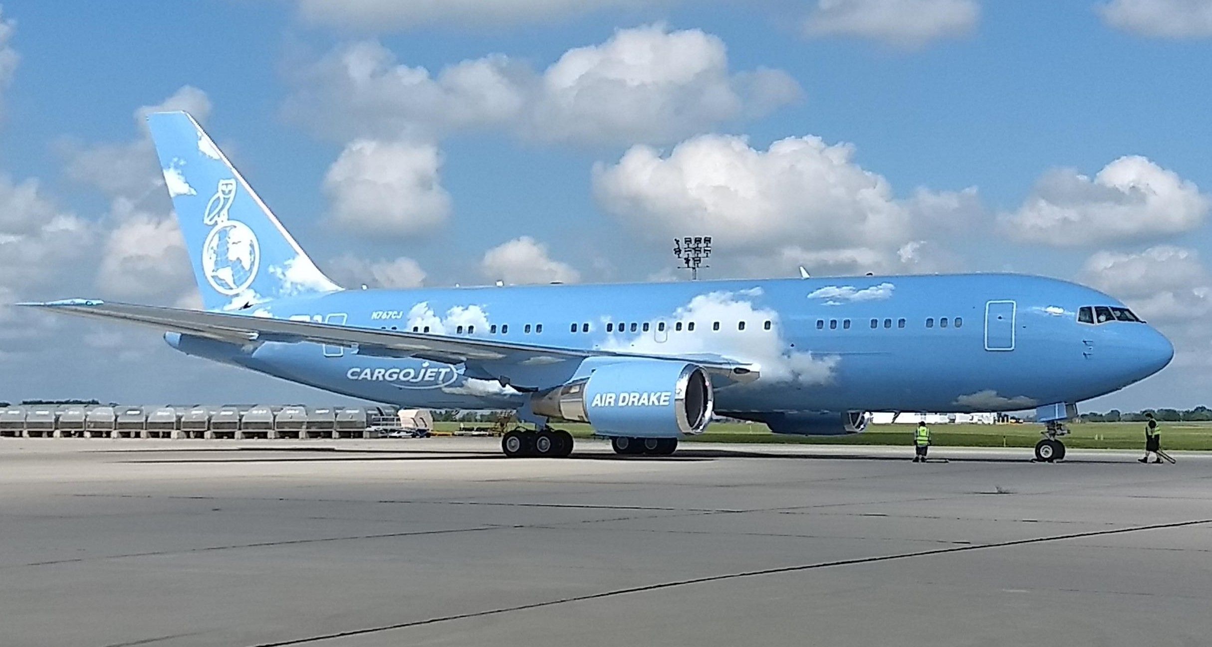 BOEING 767-200 (N767CJ) - *****SELECT FULL FOR HD*****br /br /br /br /br /br /Air Drake 767-200 unexpected visit into BUF for a fuel stop!br /br /br /br /br /br /*****SELECT FULL FOR HD*****