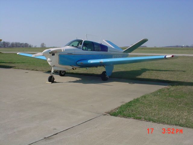 Beechcraft 35 Bonanza (N3317V) - Parked on ramp 3/17/09