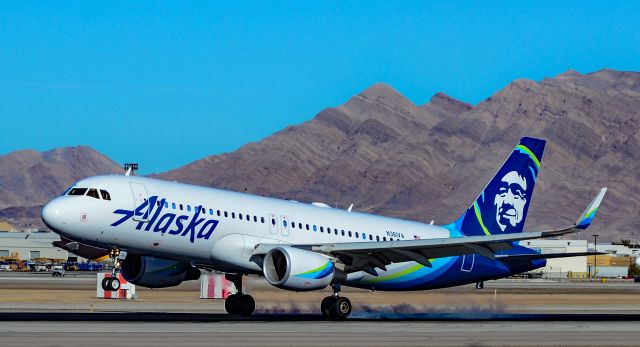 Airbus A320 (N361VA) - N361VA Alaska Airlines Airbus A320-214 s/n 5515 - Ex Virgin America br /br /Las Vegas - McCarran International (LAS / KLAS)br /USA - Nevada,  January 18, 2019br /Photo: TDelCoro