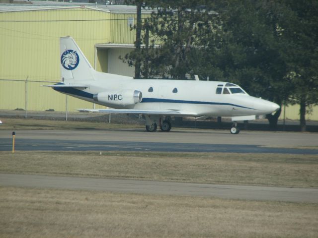 North American Sabreliner (N1PC) - parked at Penn College area at KIPT (the N-number doesnt show up anywhere).    North American Sabreliner