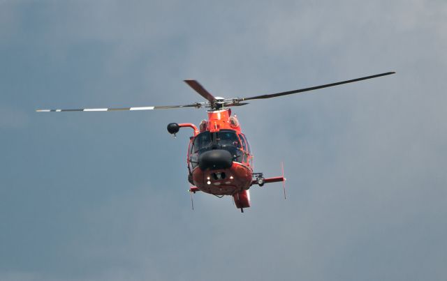 Cessna Skylane (N6605) - MH-65D USCG 6605 over the Severn River approaching the U.S. Naval Academy 4-2-2016. Photo was taken from the sea wall.