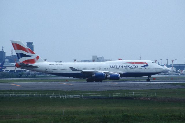 Boeing 747-400 (G-CIVE) - Departure at Narita Intl Airport Rwy16R on 2000/07/30