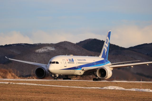 Boeing 787-8 (JA803A) - December 25, 2022:HKD-HND.