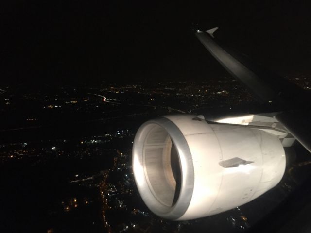 Airbus A319 (HB-IPR) - Taking off from London Heathrow at night.