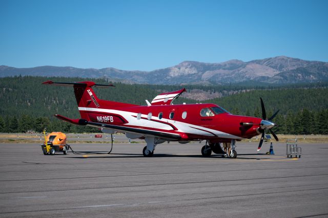 Pilatus PC-12 (N619FB) - See full image