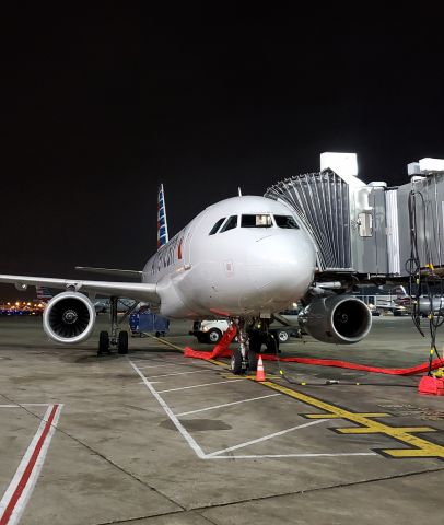 Airbus A319 — - Early morning on K12 at ORD.