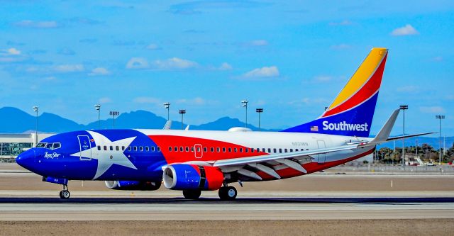 Boeing 737-700 (N931WN) - N931WN Southwest Airlines Boeing 737-7H4 s/n 36637 "Lone Star One" - Las Vegas - McCarran International (LAS / KLAS)br /USA - Nevada,  April 5, 2019br /Photo: TDelCoro