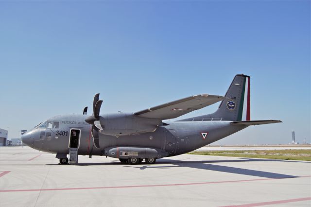 Alenia Spartan (C-27A) (FAM3401) - Alenia C-27J Spartan FAM-3401 MSN 4146 of Mexican Air Force´s 302th Squadron at Santa Lucia AB NLU/MMSM (11/2021).