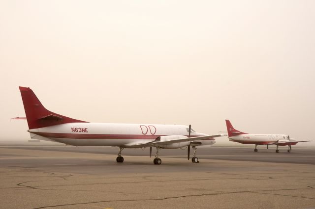 Fairchild Dornier SA-227DC Metro (N63NE) - Pak West Fairchild SA227-AC N63NE and AeroNaves TSM Metro SA227 XA-UQB at Livermore Municipal Airport, January 2022