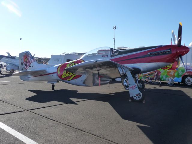 North American P-51 Mustang —