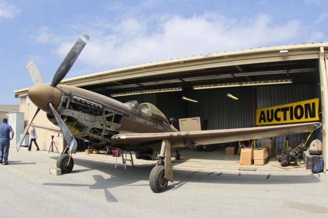 N5416V — - P-51D Mustang 44-84896 on probate auction preview day. 6/1/15