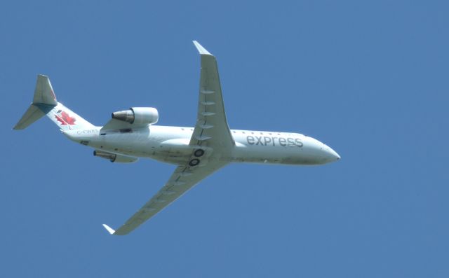 Canadair Regional Jet CRJ-200 (C-FWRS) - Shown here a moment from departure is a Air Canada Express in the Summer of 2016.