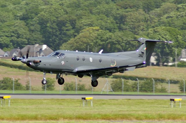 Pilatus PC-12 (IRL282) - One of the Spectres on a training flight.