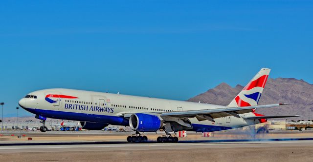 Boeing 777-200 (G-YMMF) - G-YMMF  British Airways 2000 Boeing 777-236(ER) (cn 30307 / 281)Las Vegas - McCarran International Airport (LAS / KLAS)br /USA - Nevada October 24, 2015br /Photo: Tomás Del Coro 