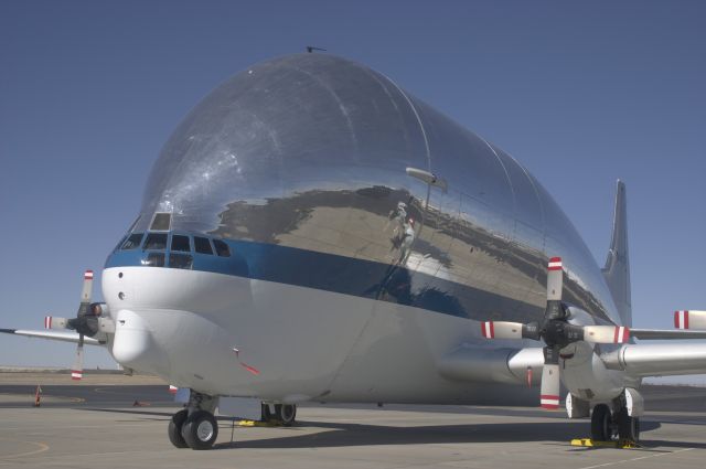 — — - Super Guppy at El Paso, Texas