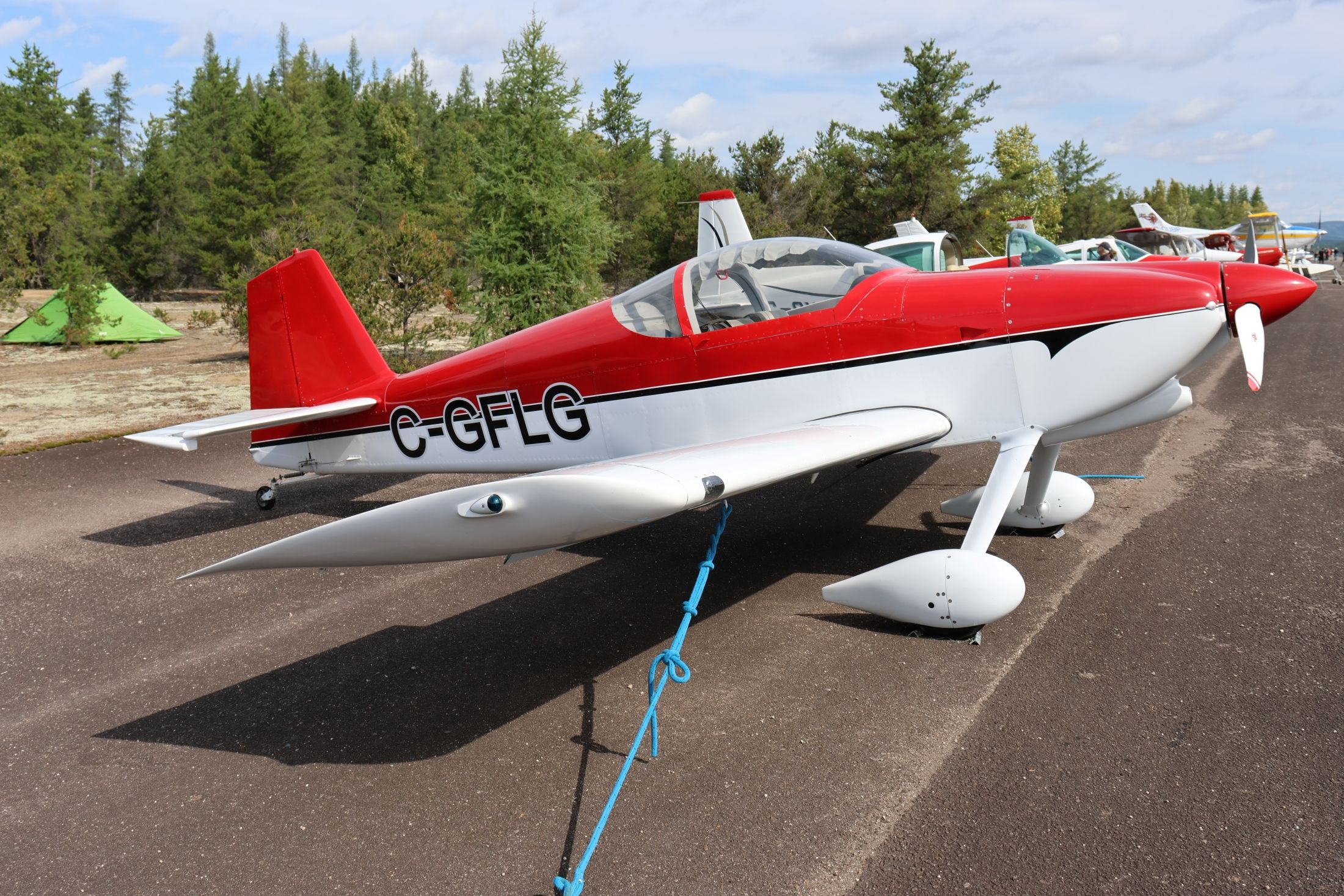 Vans RV-6 (C-GFLG) - C-GFLG Van'S RV-6 RVA à CSQ4 Aéroport de Casey QC. le 02-09-2023 à 10:55
