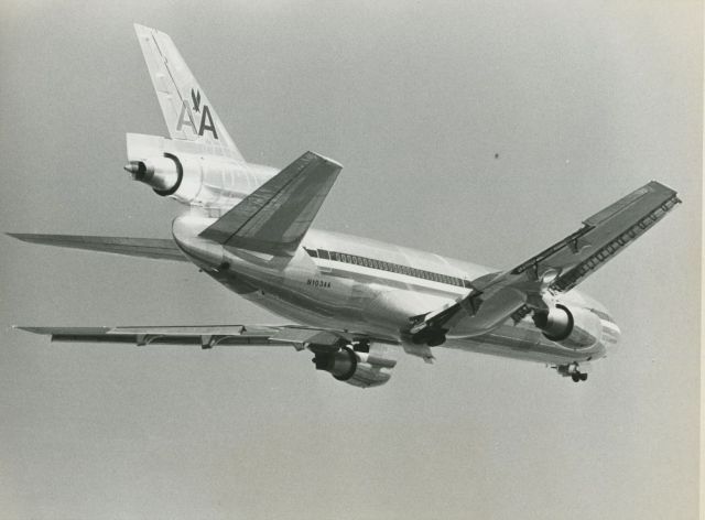 McDonnell Douglas DC-10 (N103AA) - scanned from photograph