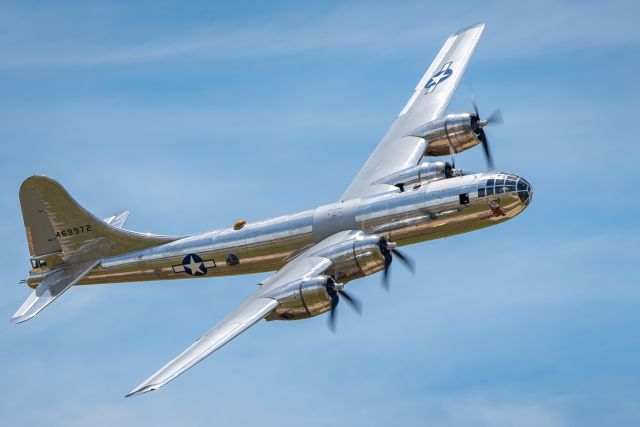 Boeing B-29 Superfortress (N69972) - The B-29 "Doc" performs a flyby at the Star Spangled Salute air show at Tinker Air Force Base.