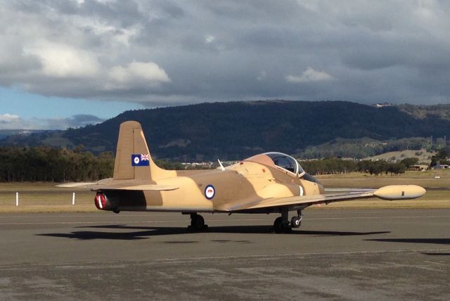 HUNTING PERCIVAL P-84 Jet Provost (VH-YZB) - Taken at Illawarra Airport HARS MUSUEM 2014