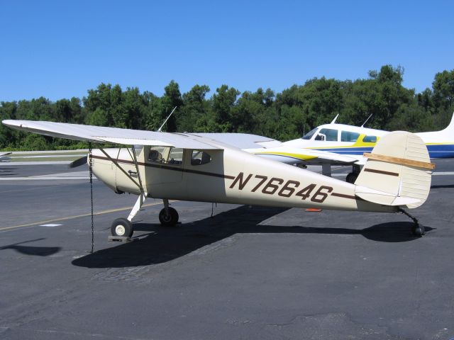 Cessna 120 (N76646) - At Corona Airport