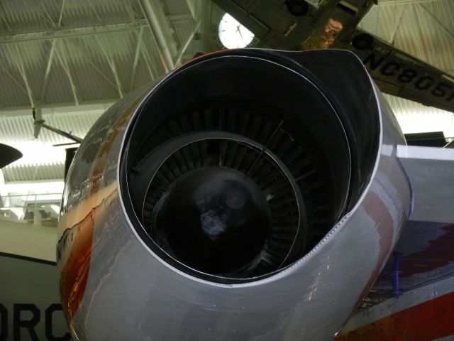 Dassault Falcon 20 (N8FE) - The Rear Of One Of N8FE's GE CF700 Series Engines