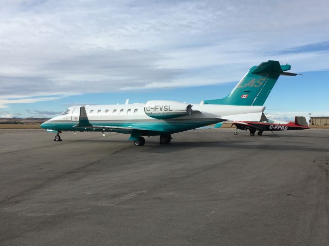 Learjet 45 (C-FVSL) - Learjet 45br /Filed Speed: 429 ktsbr /Filed Altitude: 43,000 ftbr /Filed Duration: 1 hour 12 minutesbr /Filed Route: BOOTH CANUC4br /br /Grande Prairie YQU to Vancouer YVR