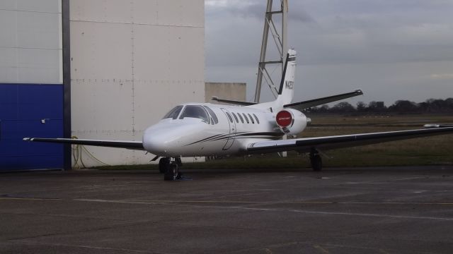 Cessna Citation Excel/XLS (N425ST) - N425ST outside cessna citation today