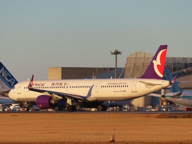 Airbus A321neo (B-MBS) - Photo taken on Jan 04, 2024.br /NX861/04 NRT-MFM