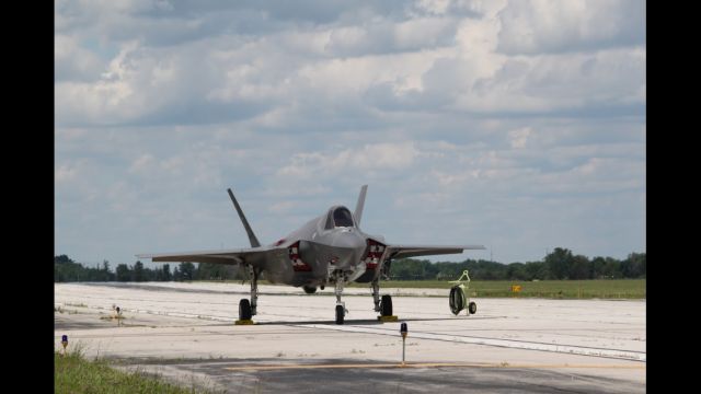 Lockheed F-35C (11-5033) - F-35 at the Vectren Dayton Air Show 2017br /br /Sorry about the picture format! I don’t know what happened.