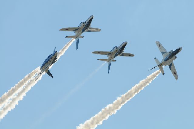 KAWASAKI T-4 — - 2015.11.3 Iruma Air Show  Blue Impulse