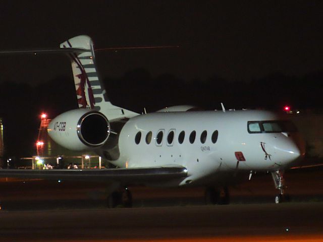 Gulfstream Aerospace Gulfstream G650 (A7-CGB) - I took this picture on Aug 26, 2019.