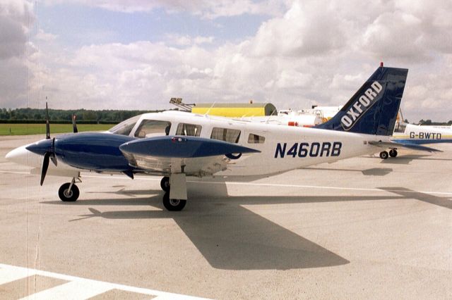 Piper Seneca (N460RB) - Seen here in Aug-04.  Reregistered G-BYKM 28-Apr-05 then transferred to Spain 29-Nov-05 where it became EC-JOQ.