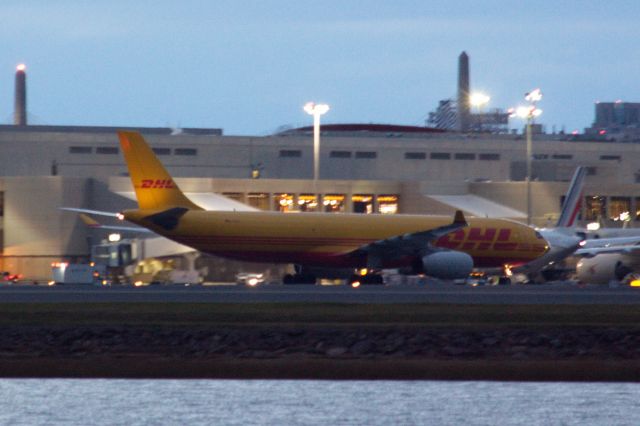 Airbus A330-300 (D-ACVG) - One of many JFK weather diversions to BOS on 11/13/21.