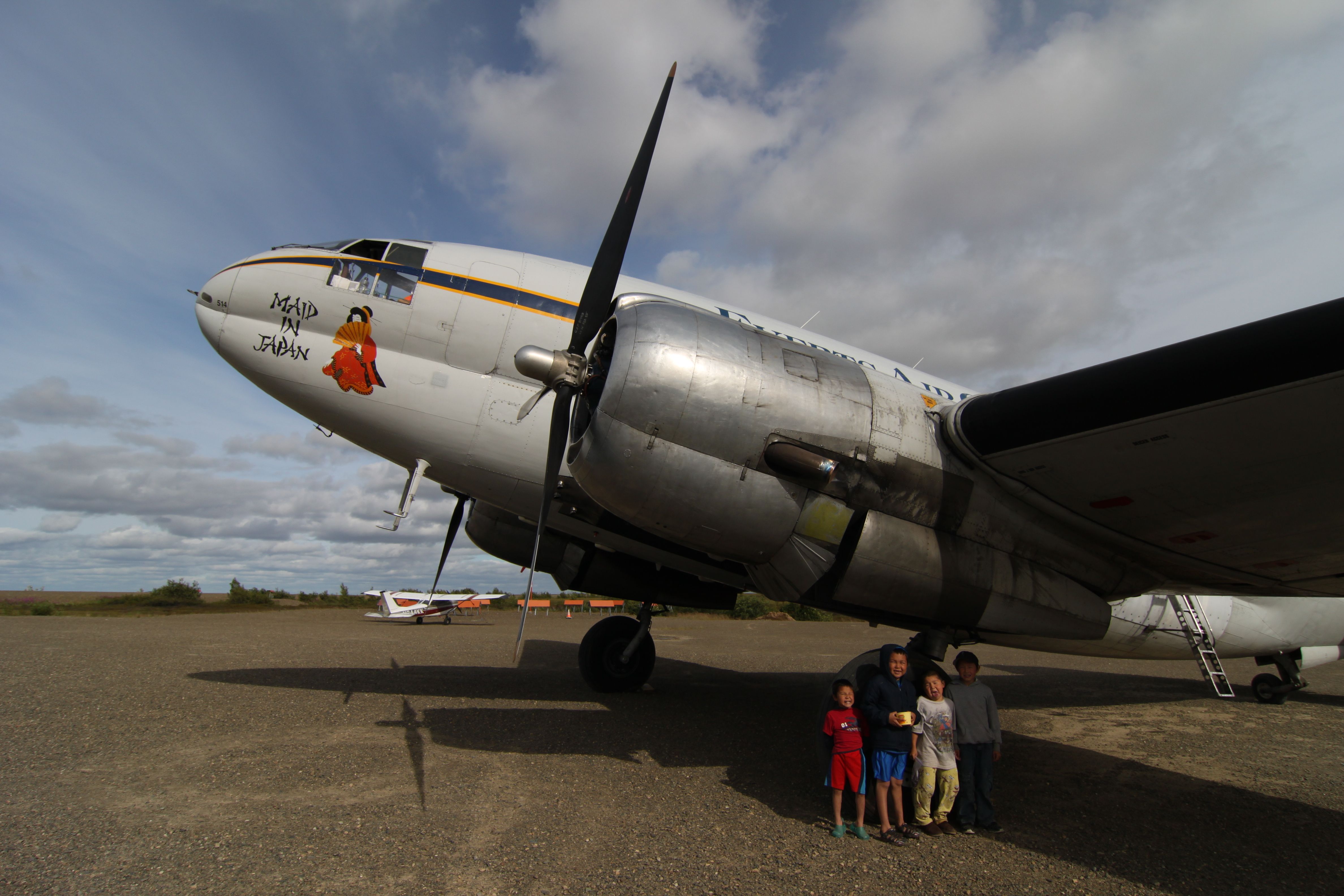 CURTISS Commando (N54514) - The kids at Koliganek, AK were really fun to hang out with for a while!