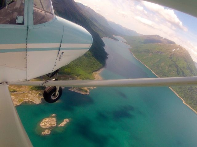 Piper PA-22 Tri-Pacer — - Flightseeing over Cooper Lake by Cooper Landing, AK