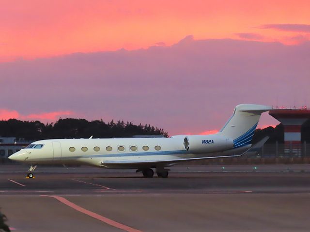 Gulfstream Aerospace Gulfstream G650 (N82A) - Photo taken on Nov 15, 2023.