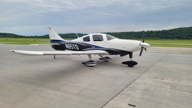 N65TD — - On the ramp.