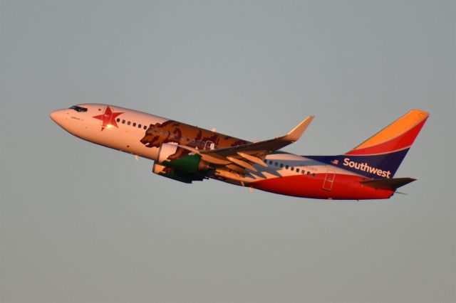 Boeing 737-700 (N943WN) - California One, taking off from DAL to SAT.