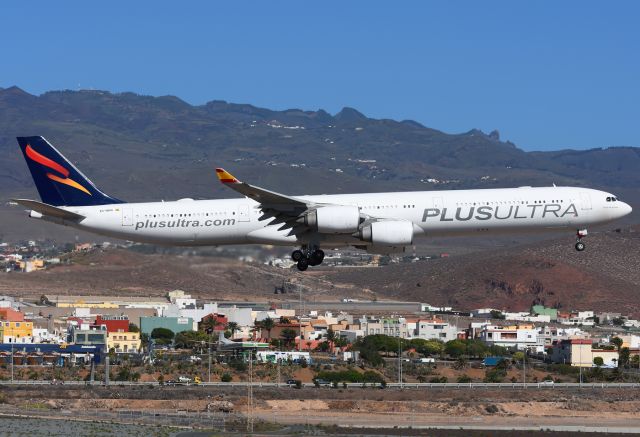 Airbus A340-600 (EC-NFQ) - Direct flight between Hangzhou and Gran Canaria with medical supplies.