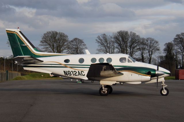 Beechcraft King Air 90 (N812AC) - Weston Airport, Dublin 17th February 2017.