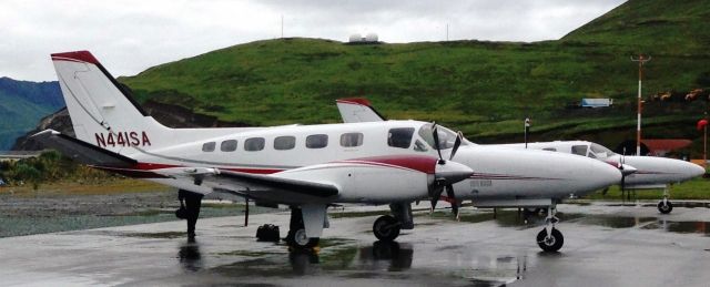 Cessna Conquest 2 (SVX41) - N441SA at Dutch Harbor, AK before heading on to Adak and then Attu with 2 other Security Aviation Conquests.